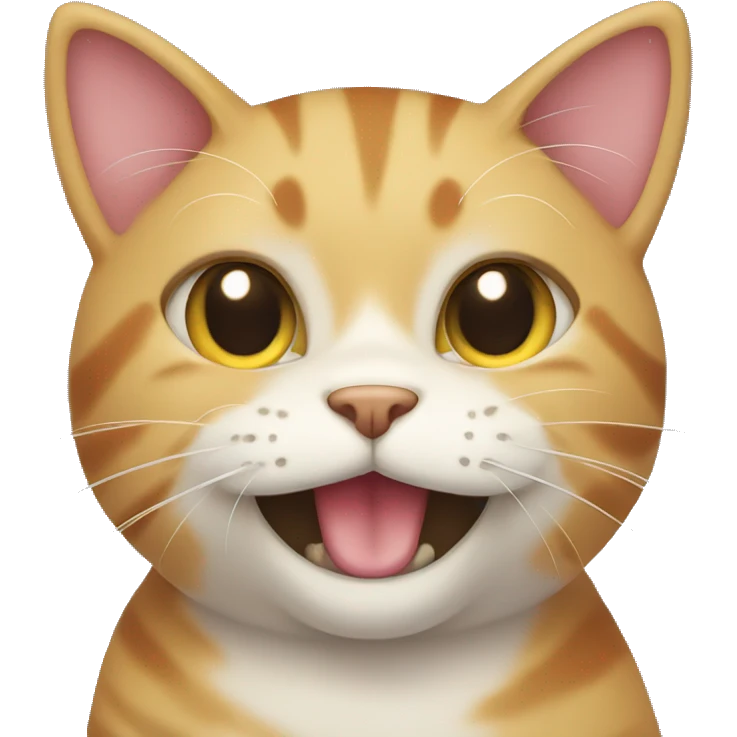 Cat with smile emoji