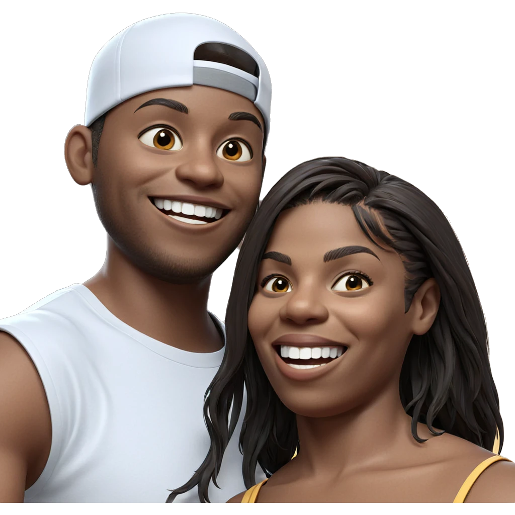 happy moment between friends emoji