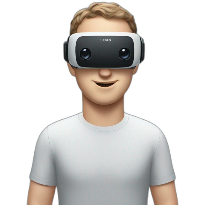 mark zuckerberg wearing vr headset emoji