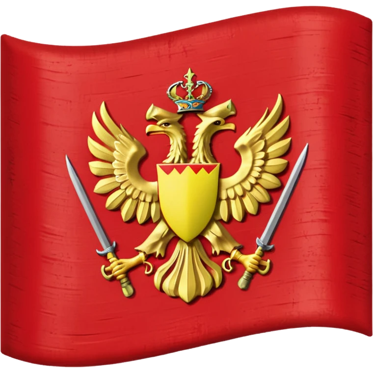 Ukrainian insurgents army flag, red and black emoji