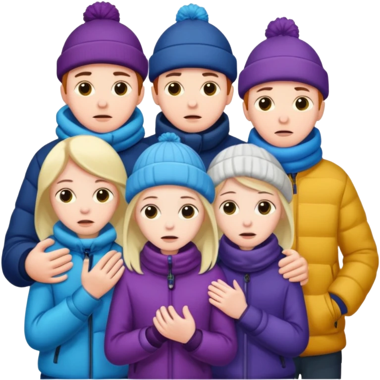 people who feel cold











 emoji