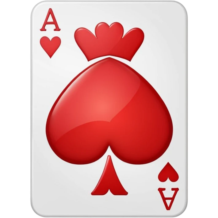 ace of heart card emoji