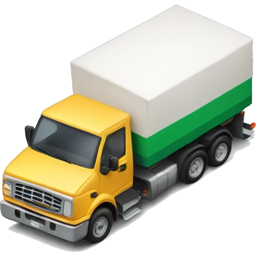 car towed by a truck emoji