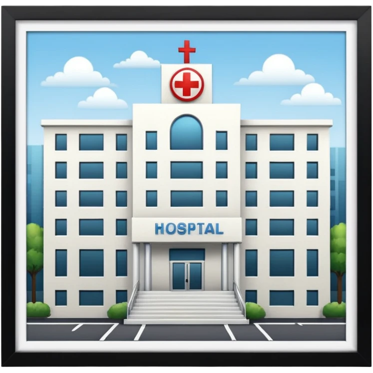 white hospital emoji