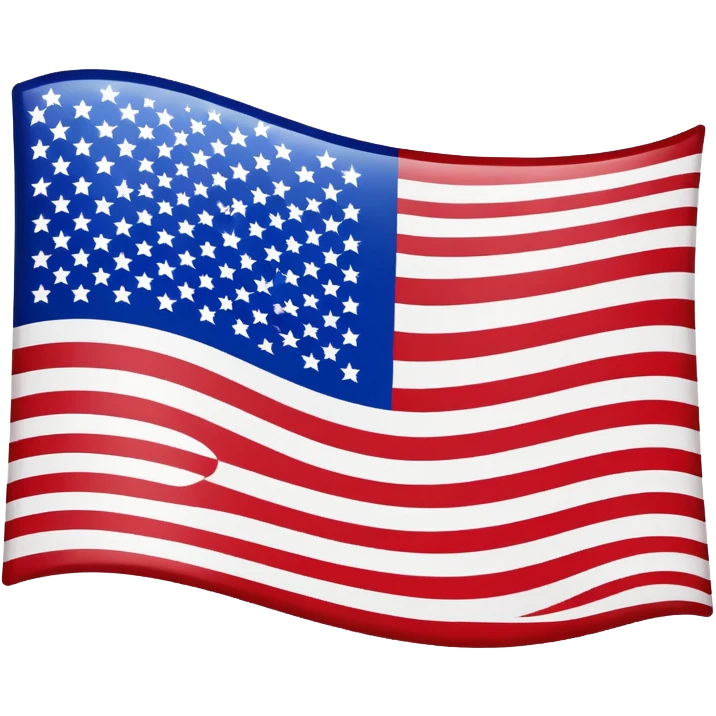 waving upside down American flag emoji