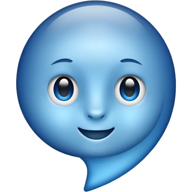 Blue tick  emoji