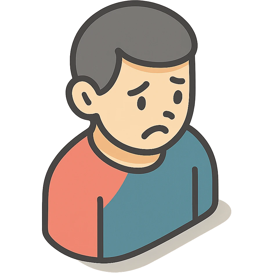 человек разачарованный emoji