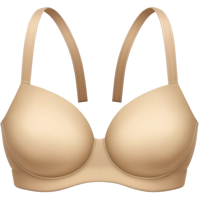 create an emoji, beige bra, no human emoji