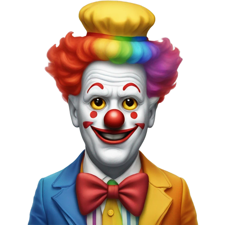 Donald Trump en clown emoji