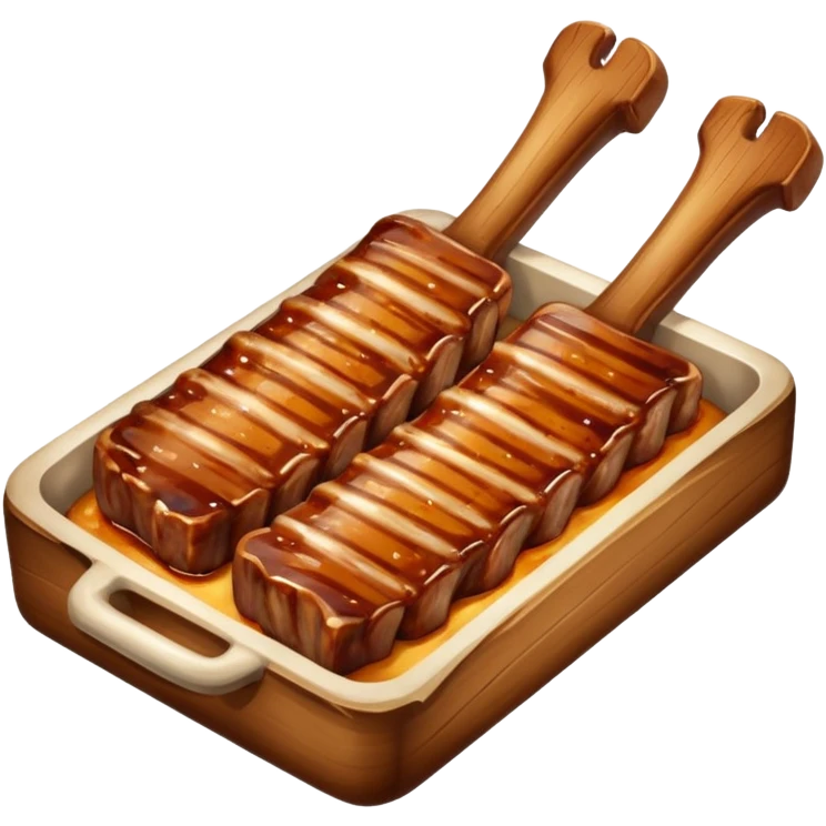 veal ribs emoji
