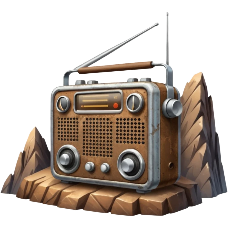 radio sopra una montagna emoji