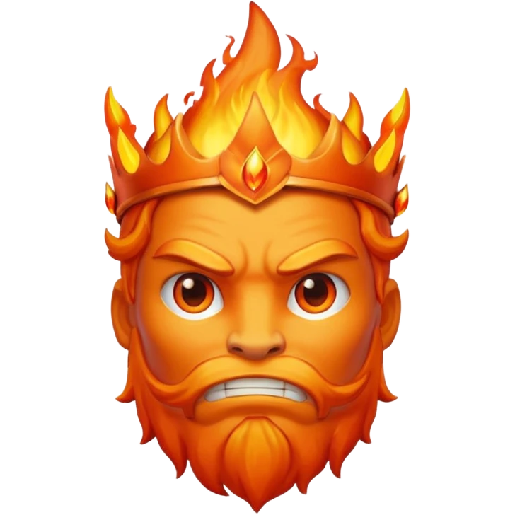 flame king emoji