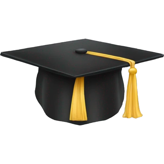 cap gown emoji