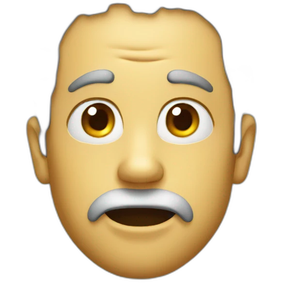 Drooling man emoji