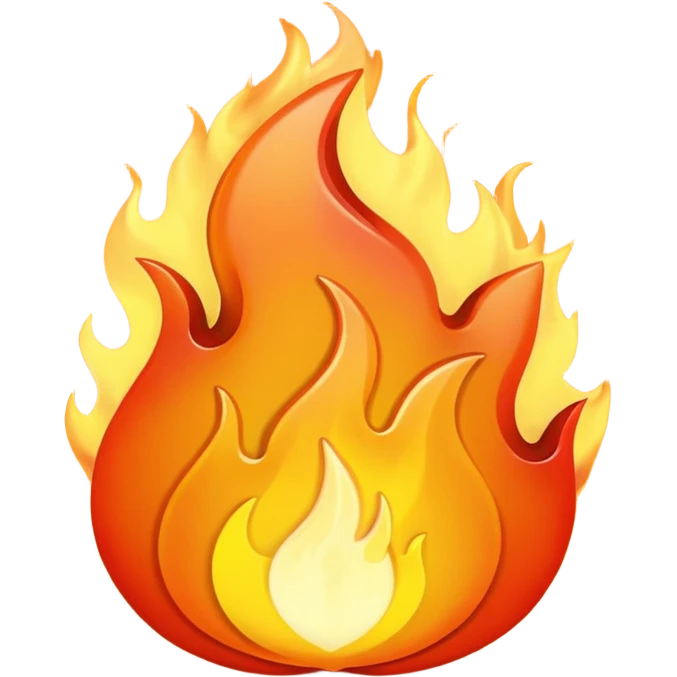 Burning up  emoji
