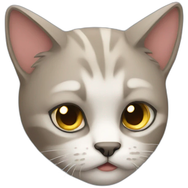 Gato con cara triste emoji