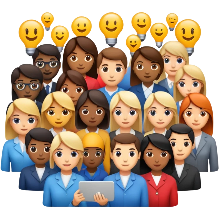 a team of people who work together emoji