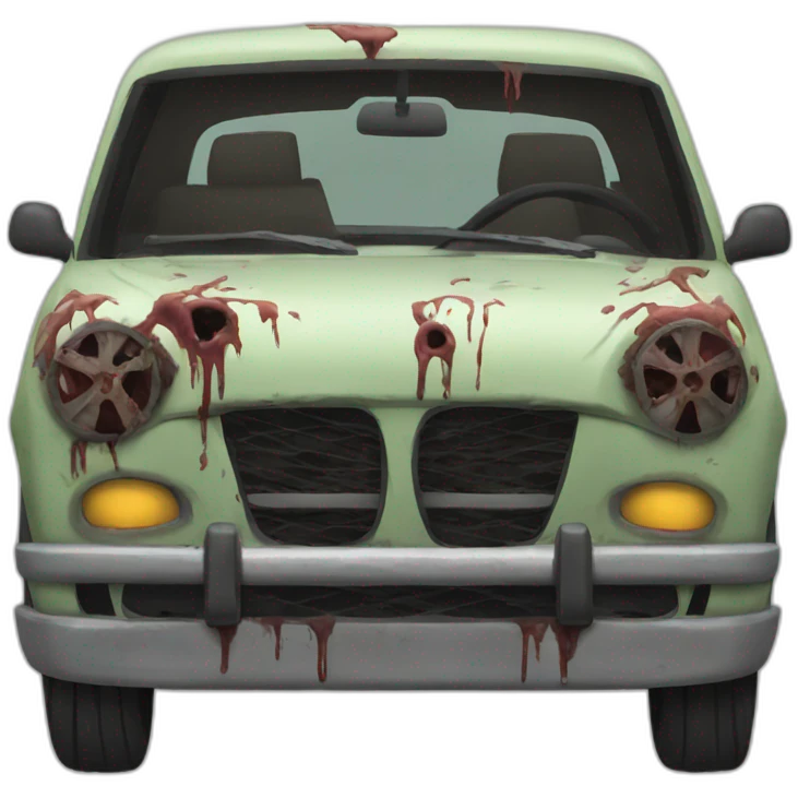 zombie car emoji