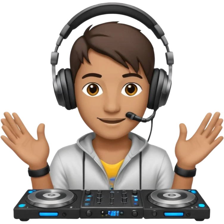 Techno/EDM musique dj festival emoji