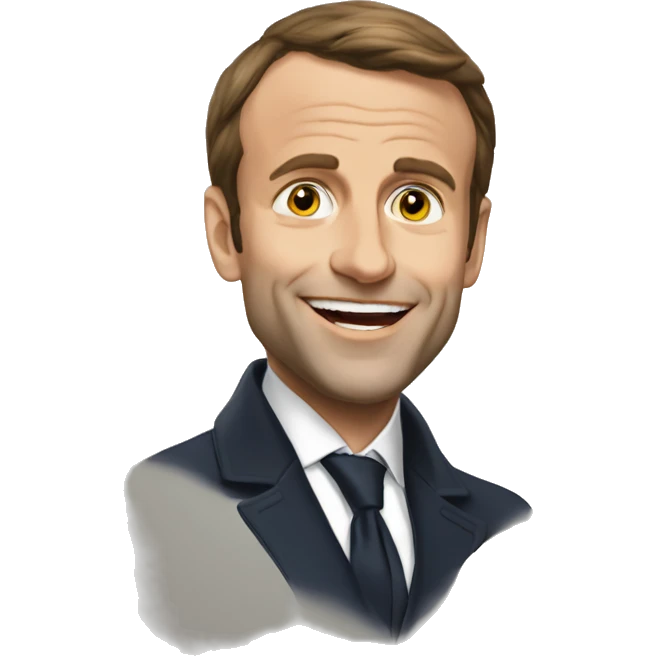 macron heureux emoji