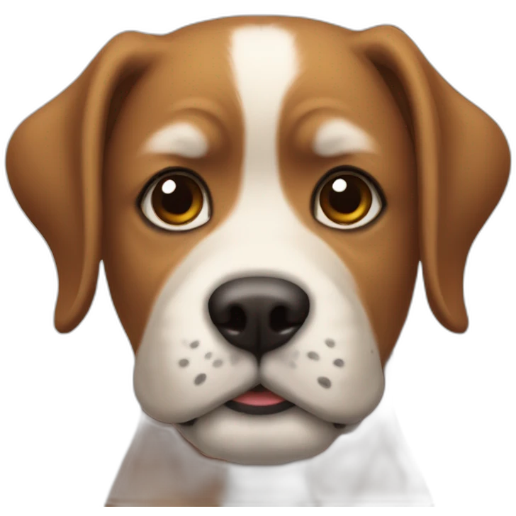 Dog like human emoji