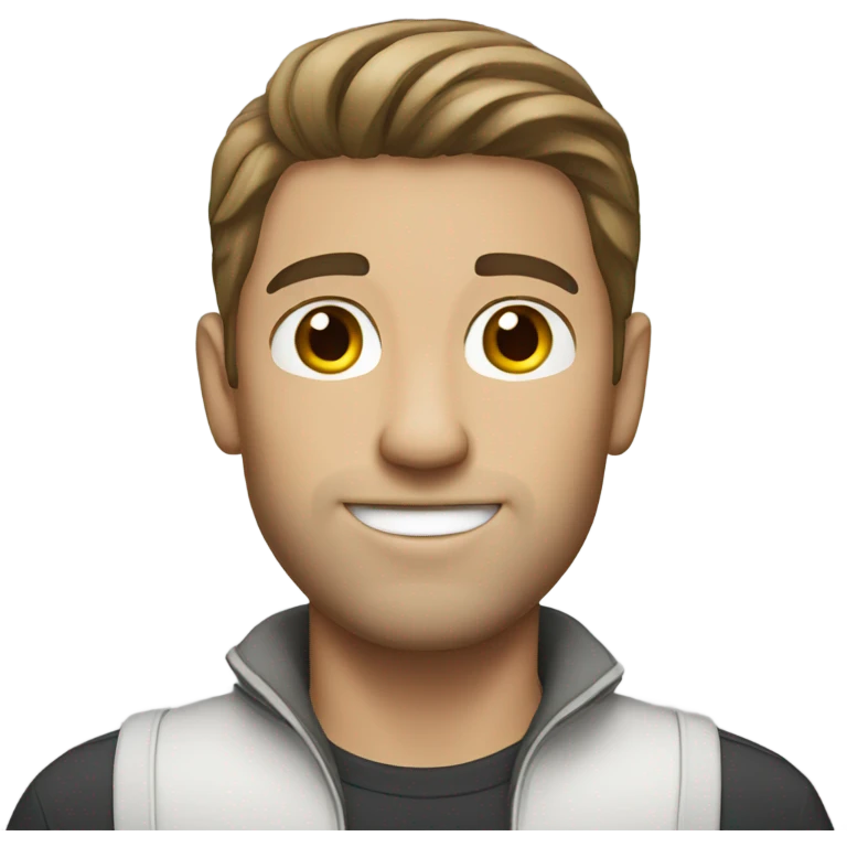 white brunette man emoji