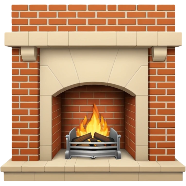 Pale beige Fireplace emoji