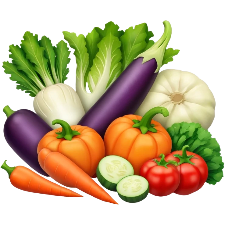 assorted vegetables emoji