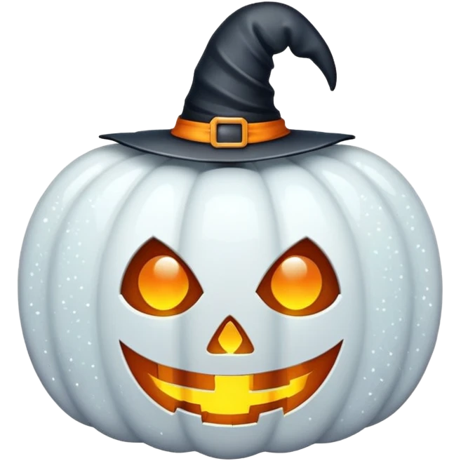 white sparkly halloween object, remove background emoji