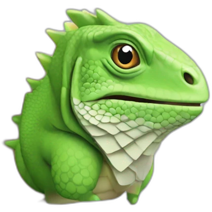 iguana airpods emoji
