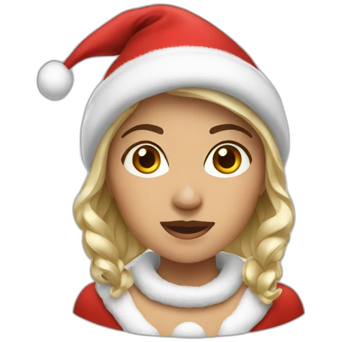 christmas women emoji
