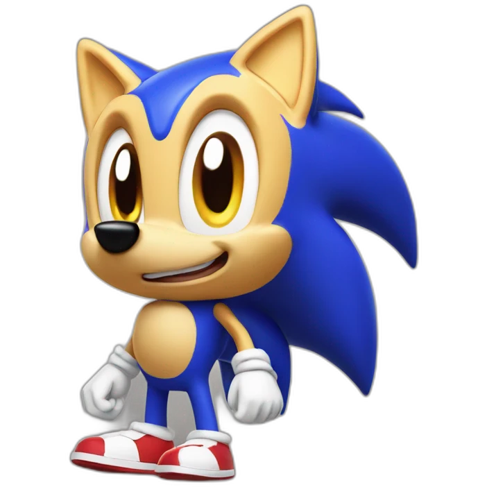 sonic with chilidog emoji