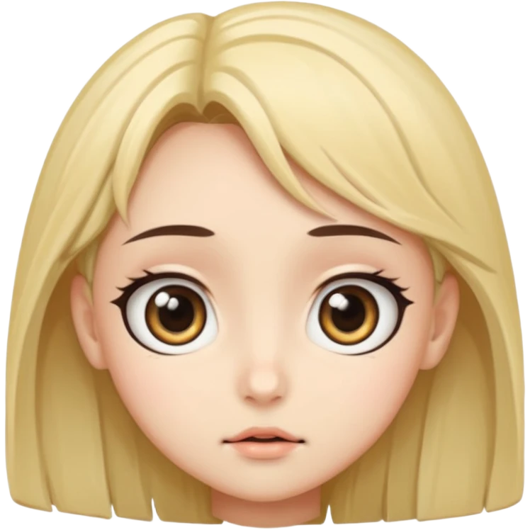 anime faces with big eyes emoji