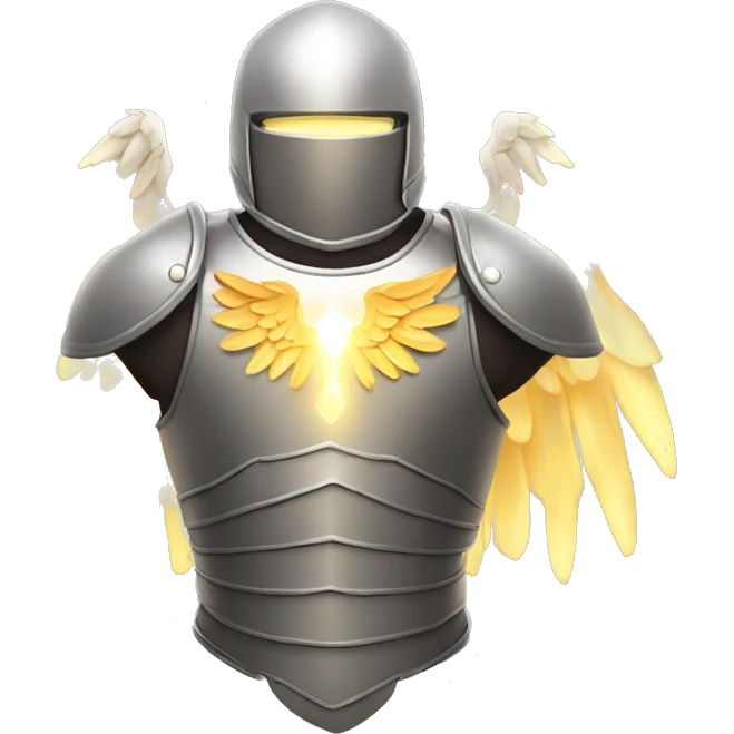 torso armor with wings of light emoji