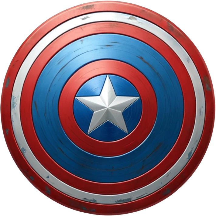 Captain America shield emoji