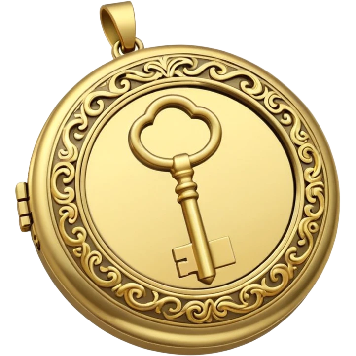 Tiny Key Locket
 emoji