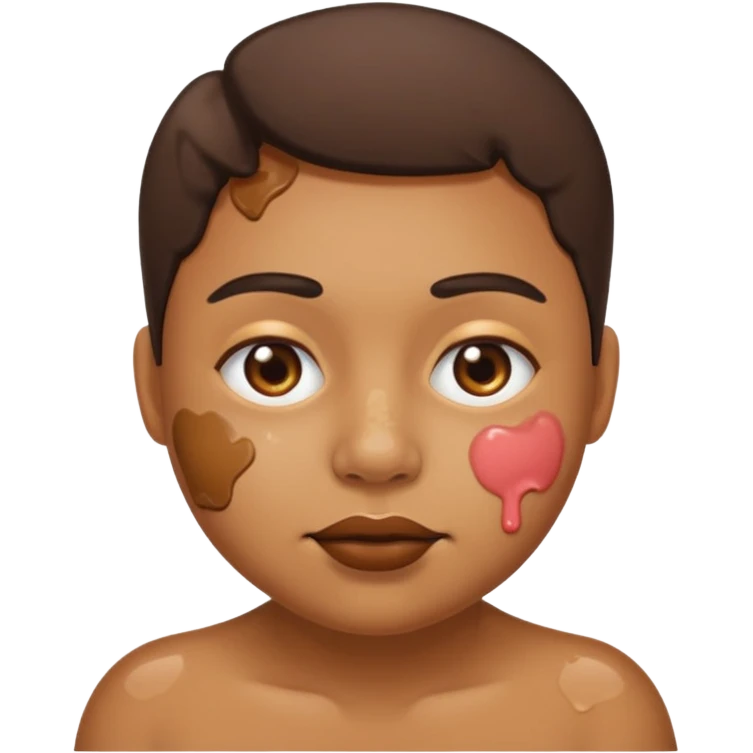 poo with thick butt cheeks emoji