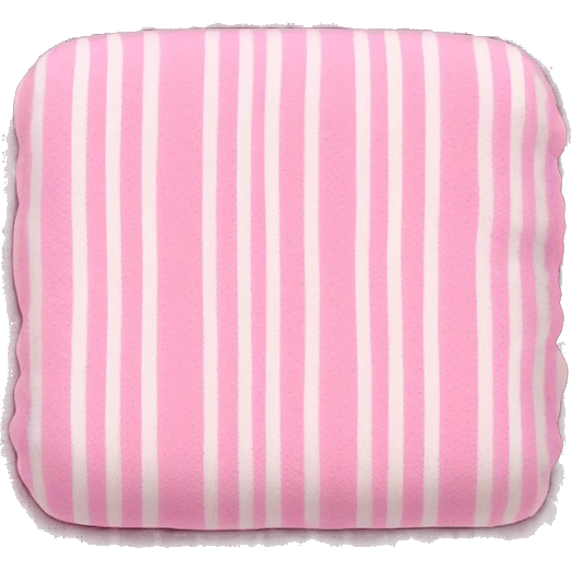 cute pink and white blanket emoji
