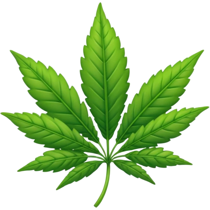 Cute weed emoji