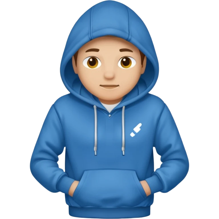 blue hoodie  emoji