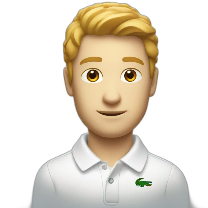 Lacoste man emoji