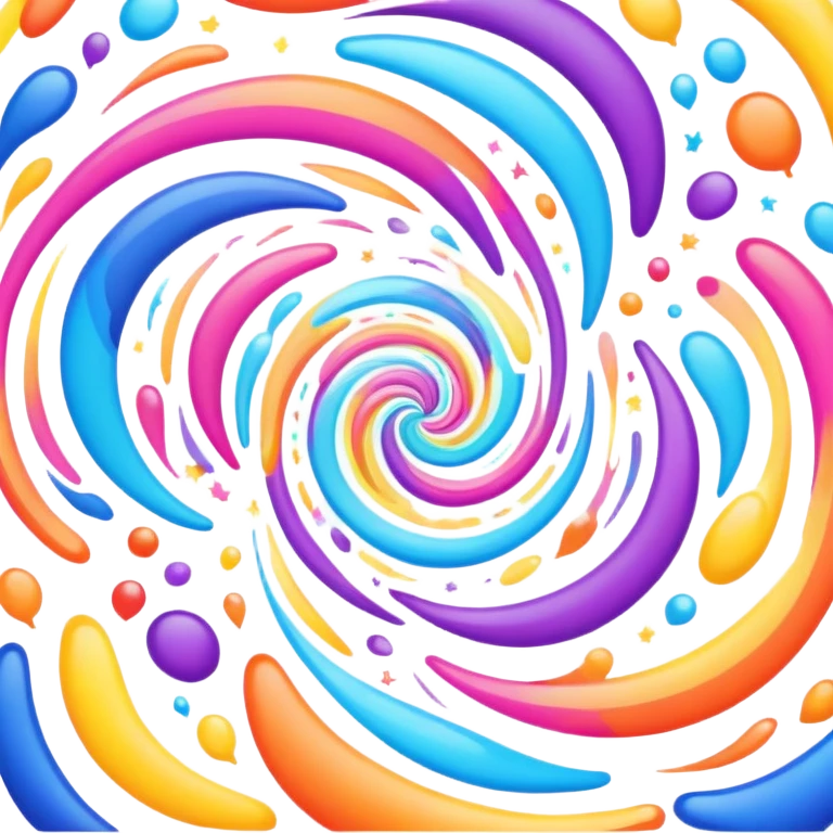 psychedelic pattern emoji