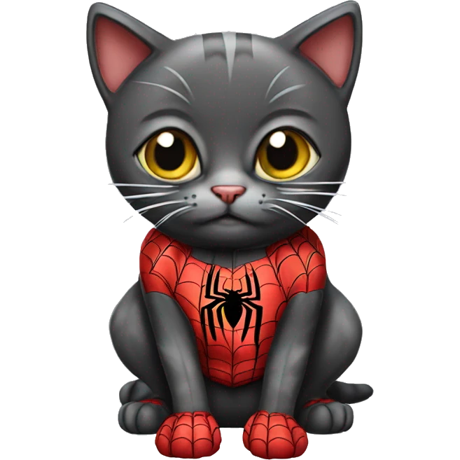 Spiderman cat emoji