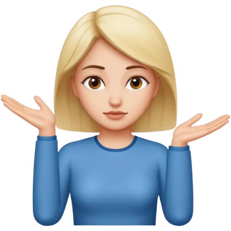 decision gesture women no cross hands emoji