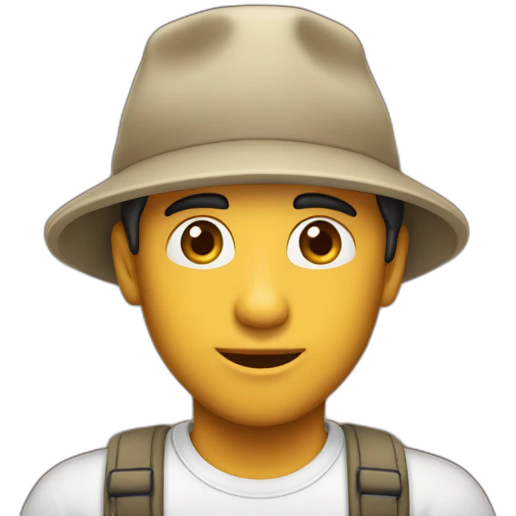 CHICO CON GORRA emoji