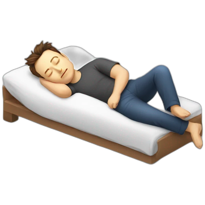 Elon musk sleeping emoji