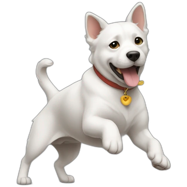 Chat et chien qui danse emoji