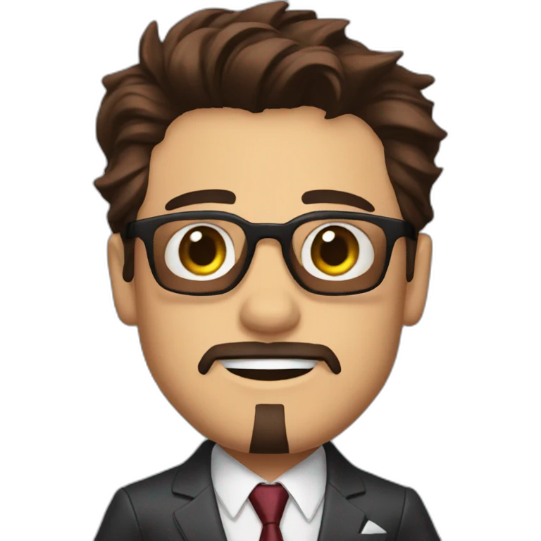 Tony stark in his suit emoji