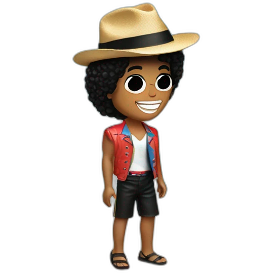 Michael Jackson at the beach emoji