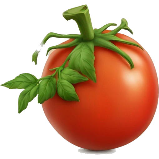 tomato with strow-hat emoji